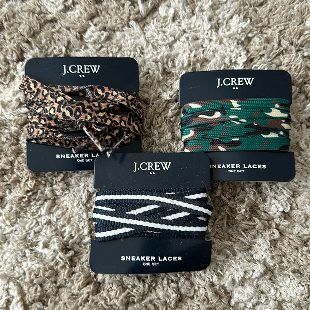 Sneaker laces by Jcrew
